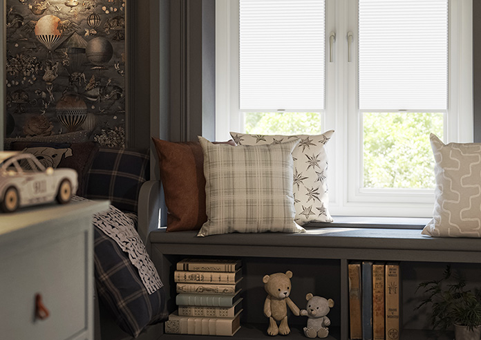 Umbra (Blackout), White - Stick Fit Honeycomb Blind - Image 5